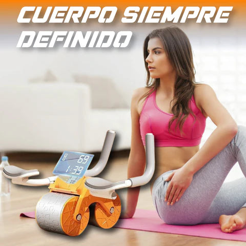 AbMusic Roller - RODILLO ABDOMINAL CON SOPORTE PARA CELULAR