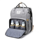 Pañalera 3 en 1: Mochila, Cuna y Cambiador – ¡Práctica y Portátil! + Envió Gratis