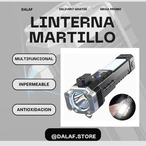 LINTERNA MARTILLO MULTIFUNCIONAL